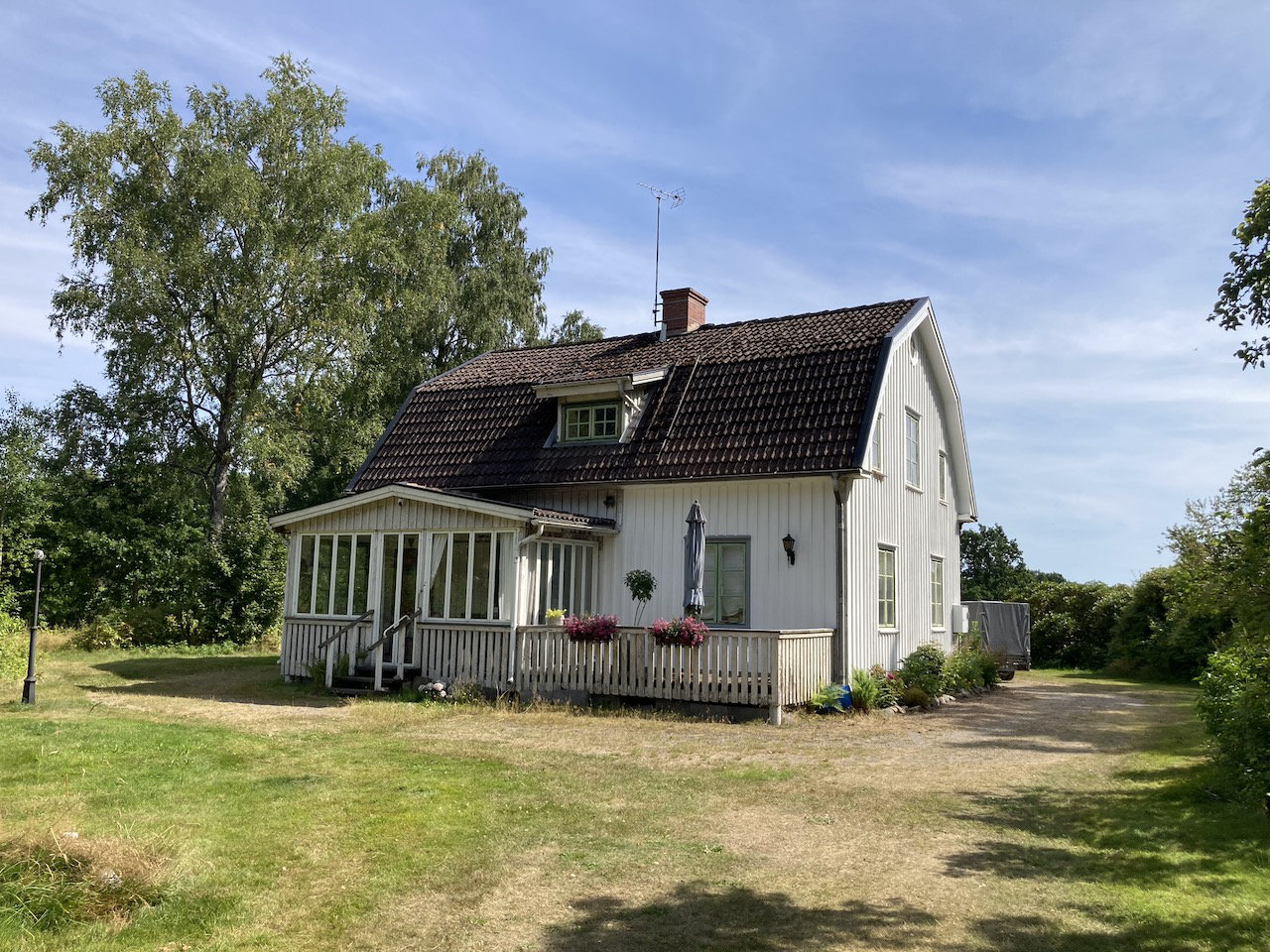 Das Haus haus gartenseite