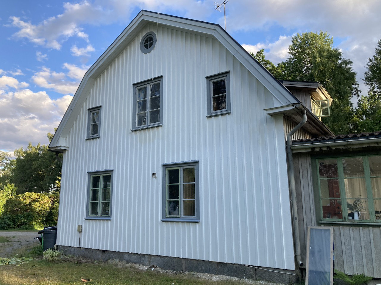Das Haus nordfassade fertig